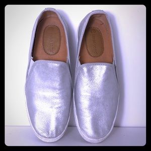 CORSO COMO Duffy Leather Sneaker slip-ons SiLVER